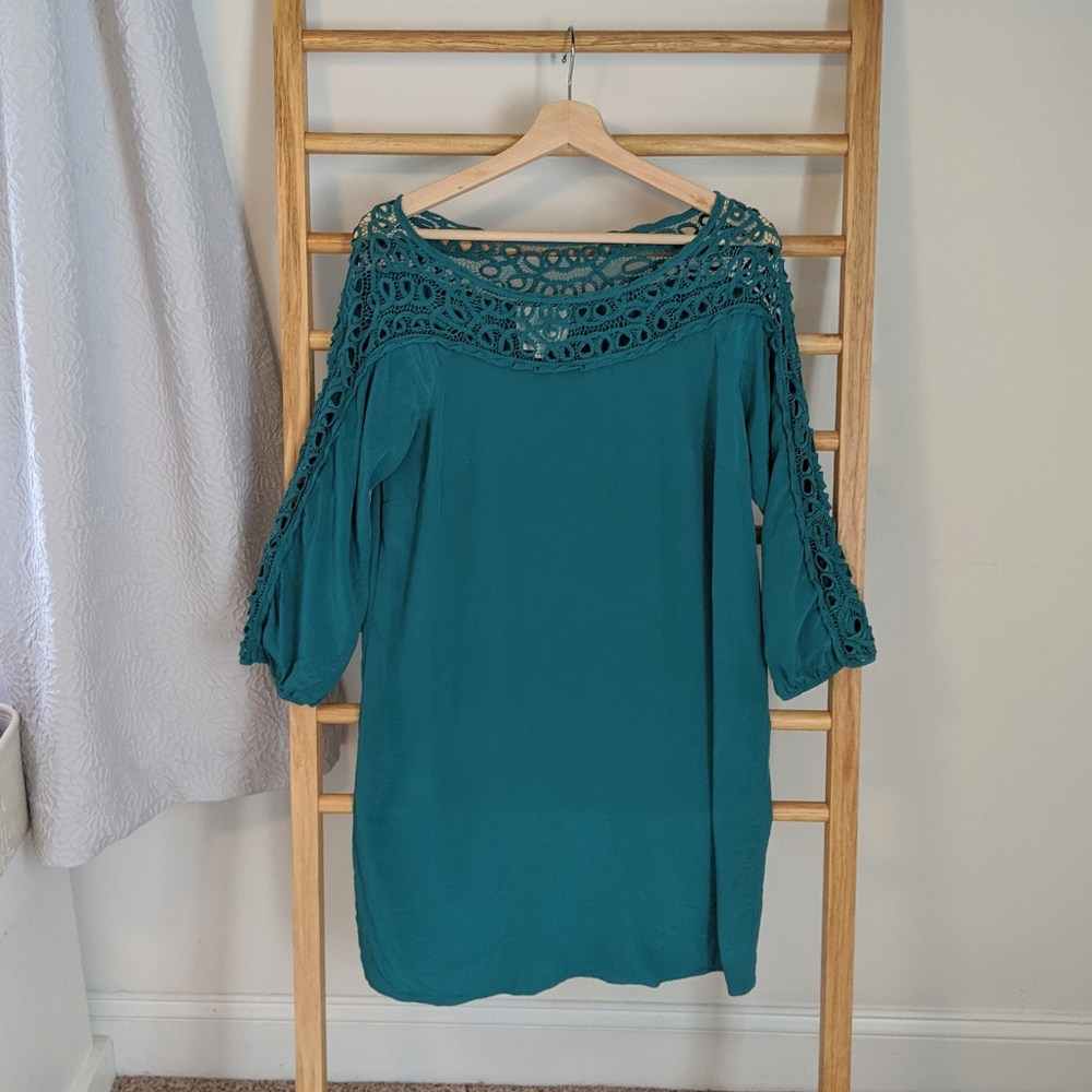 Madison Marcus 3/4 Sleeve Shift Dress